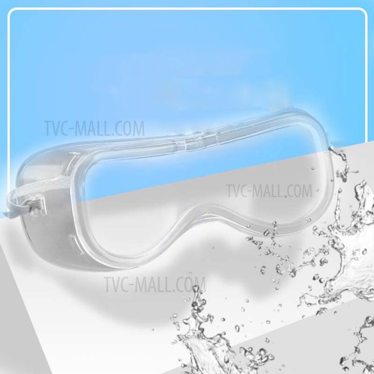 Soft PVC Lens Indirect Vent Protective Safety Goggle with Adjustable Strap-9