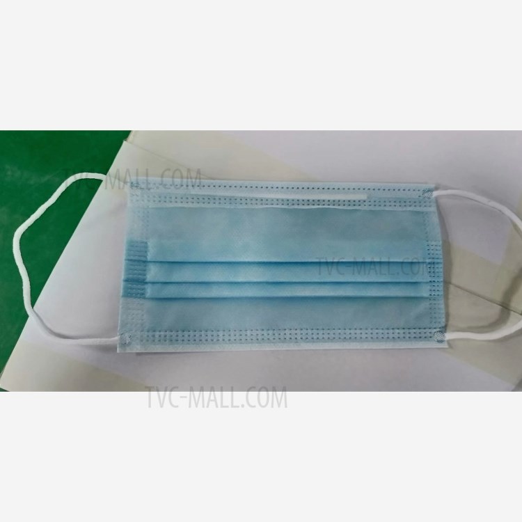 50Pcs/Box Disposable Surgical Mask Medical Dental Face Masks Breathable Earloop Antiviral 3