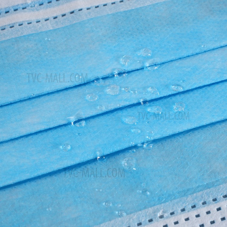 Certificato 50pcs / Box CE Maschere Monouso 3 Strati Medico Sanitario Maschere Chirurgiche Antipolvere Anti-virus Respirabili Maschere Di Bocca Faccia Con Earloop-7