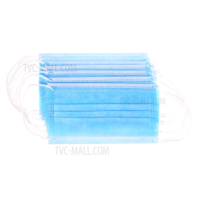50Pcs/Box Disposable Surgical Medical Masks Breathable 3Layer