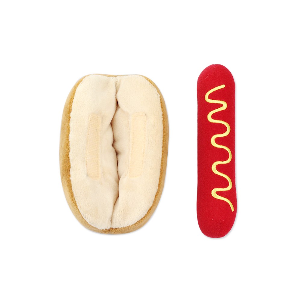 TG-TOY0098 Plush+PP Cotton Hot Dog Toy-4