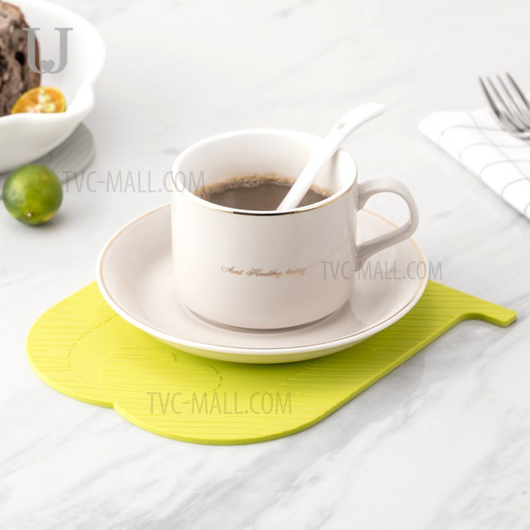 XIAOMI YOUPIN JORDAN&JUDY CD0145 U-shape Silicone High Temperature /Coldness Resistant Placemat - Green-2