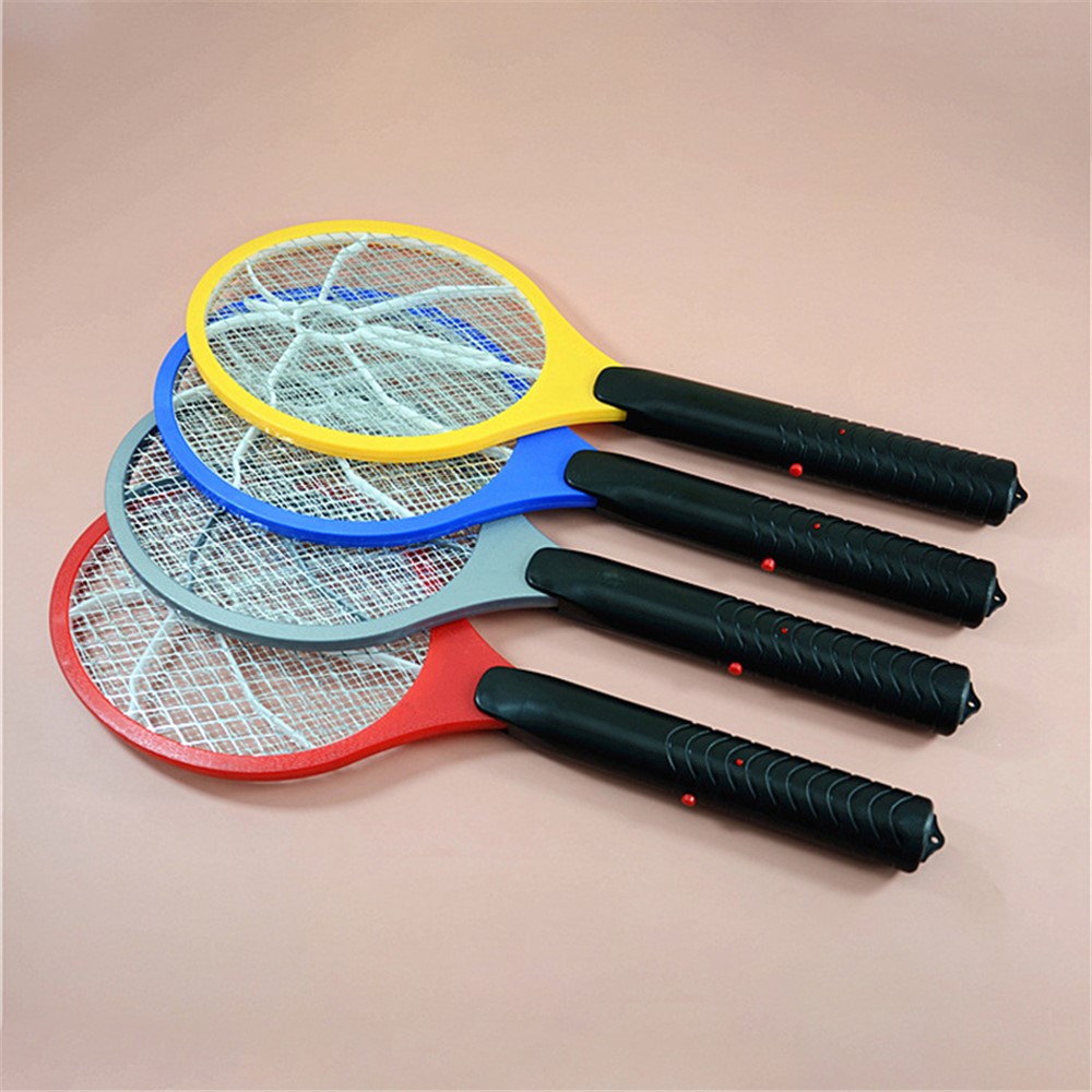 Electronic Mosquito Swatter Zapper Insect Fly Swatter Racket Portable Mosquitos Killer Pest Control - Red-5