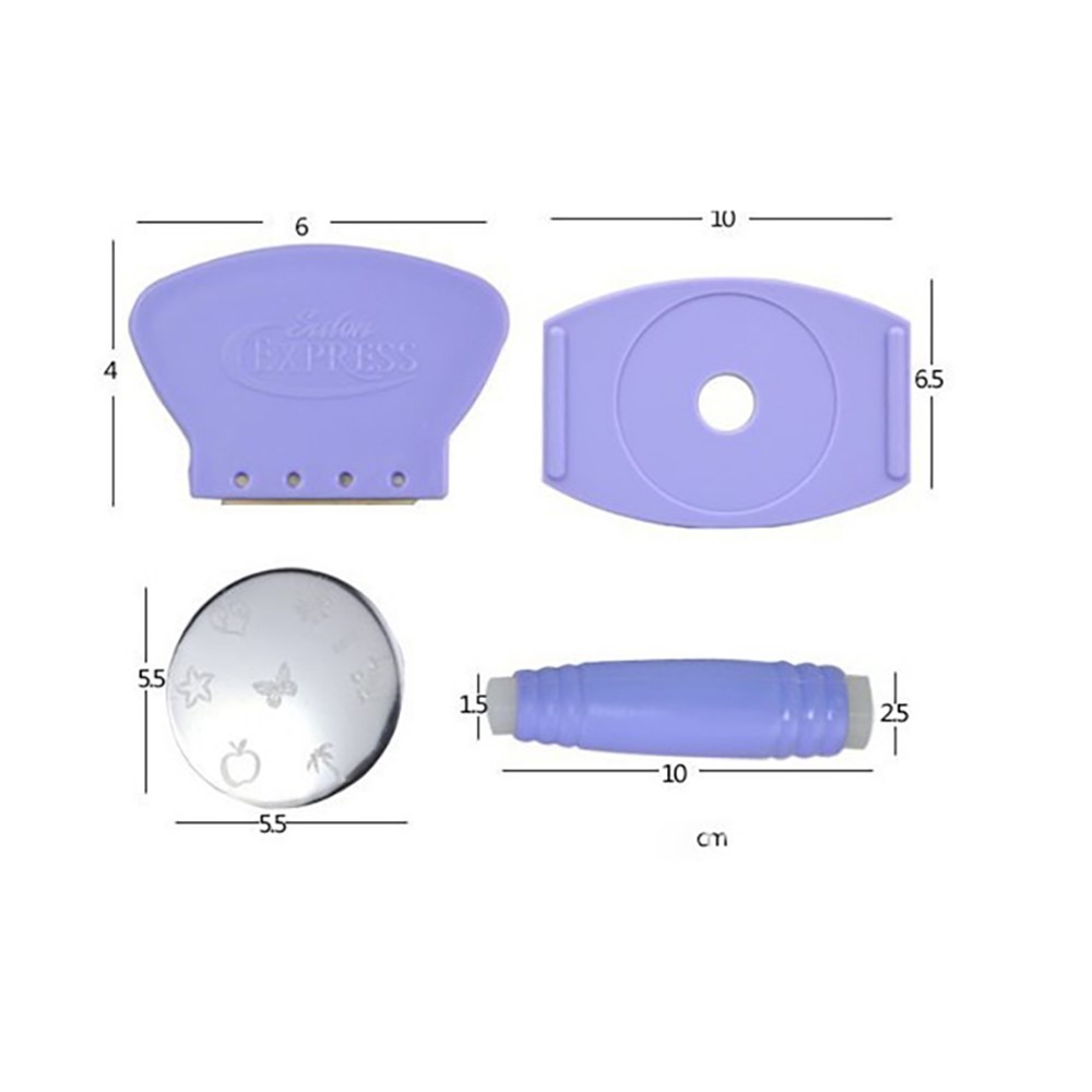 Nail Art Stamp Stamping Polish DIY Manicure Scraping Design Nail Art Kit-2
