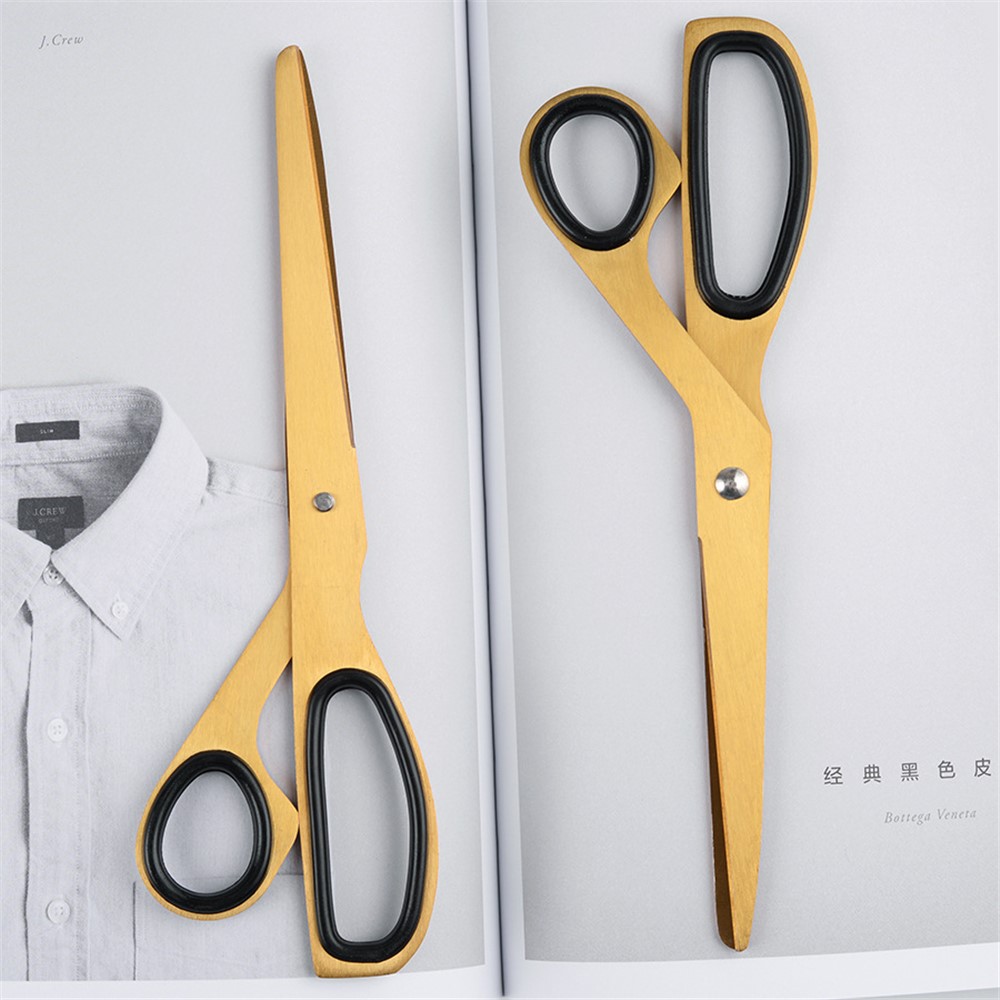 Gold Scissors Sharp Craft Scissors Luxurious Stylish Home Tool for Homemade Artist-2
