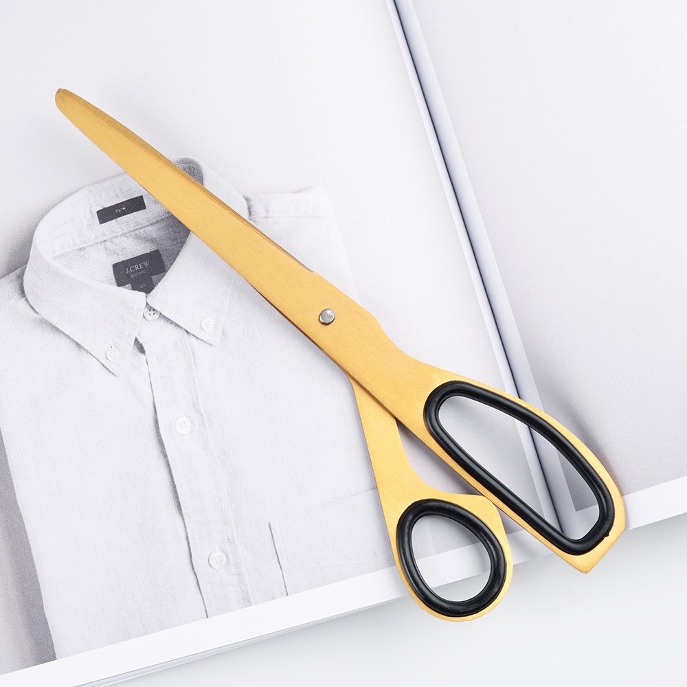 Nordic Style Gold Scissors Sharp Craft Scissors Luxurious Stylish Home Tool for Homemade Artist-3