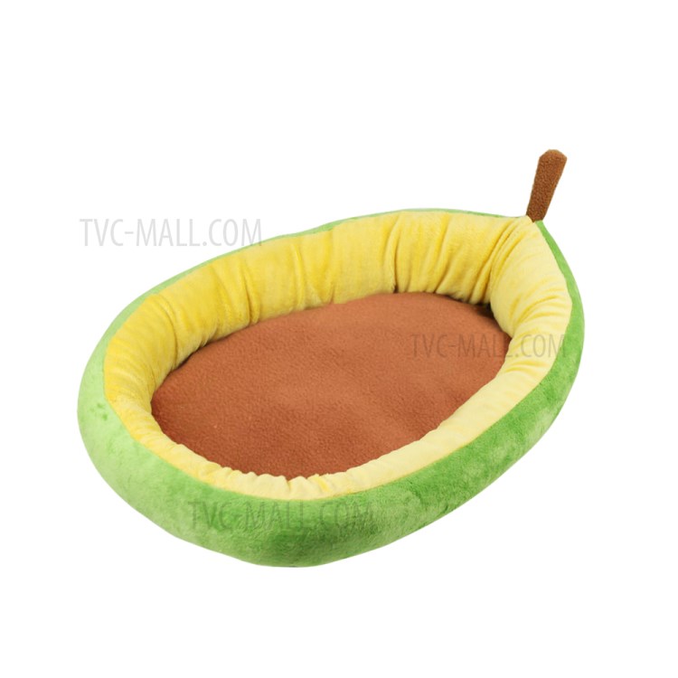TG-PB065 Avocado Shaped Pet Dog Bed Cat Bed Soft Plush Round Pet Bed-2