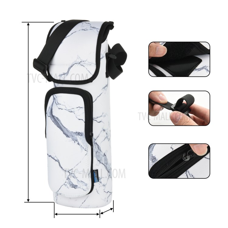 Travel Case Protective Cover Storage Bag for Revlon Hair Drier - Marble-3