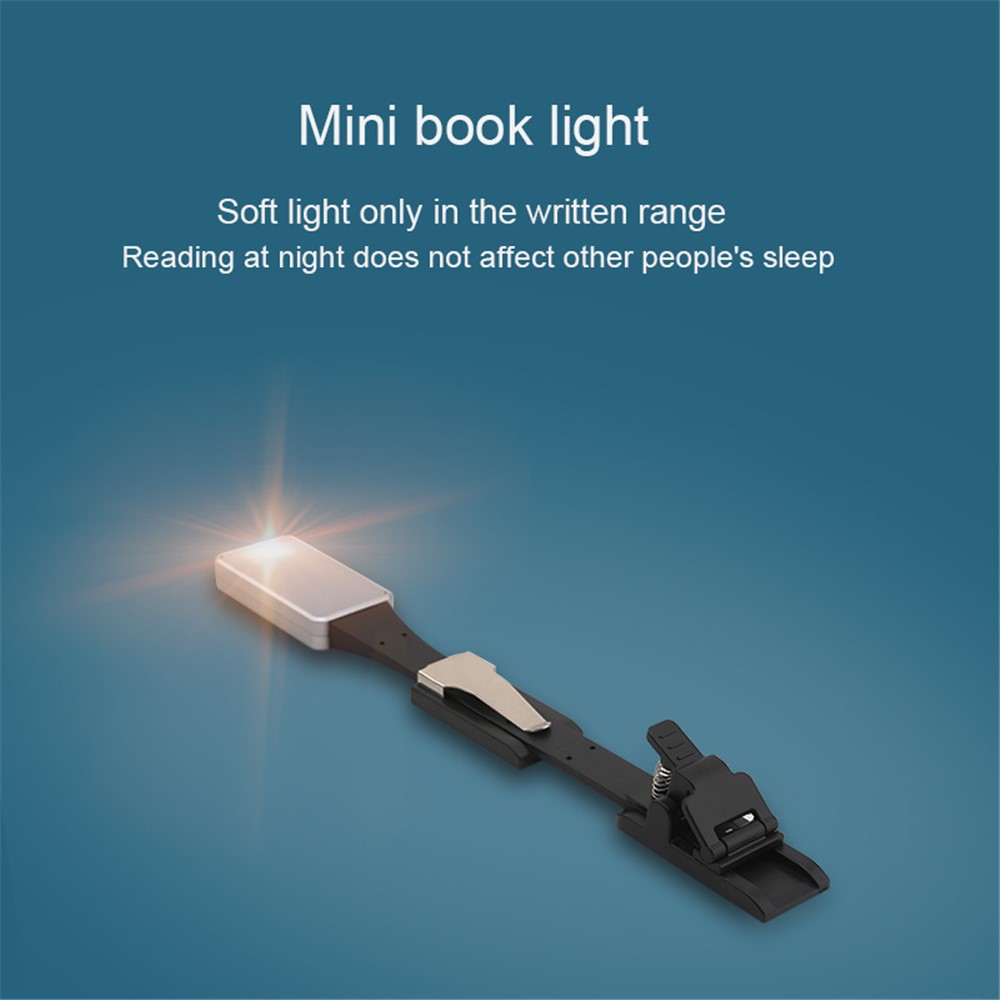 USB Reading Light 3 Color Adjustable Brightness Mini Eye-protection LED Lamp with Clamp for Laptop Computer PC-2