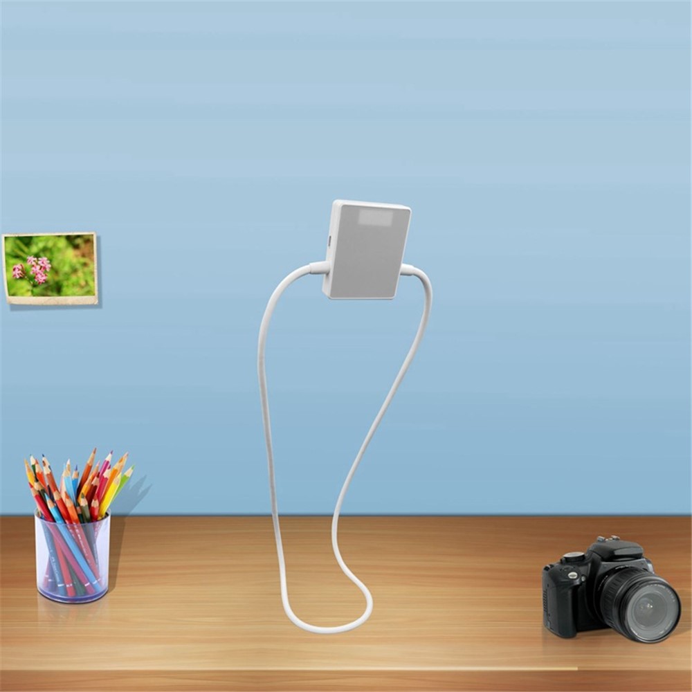 Magnetic Neck Reading Light 3 Colors Adjustable Bendable Arm Rechargeable Book Light for Working Reading Sleeping Knitting Cross Stitch-3