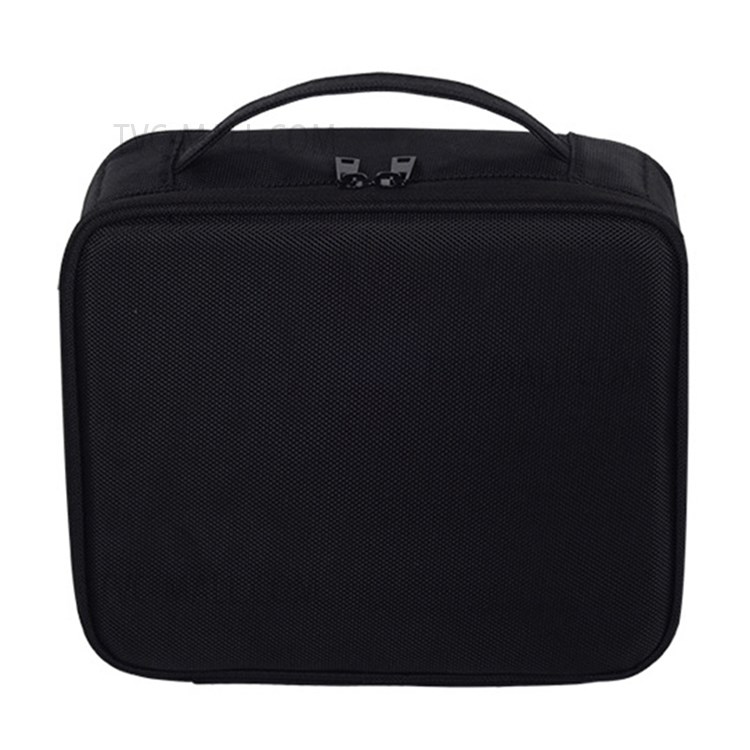 TRABELE TSN1009 Makeup Bag Travel Large Cosmetic Case Portable Makeup Brush Holder Organizer - Black-6