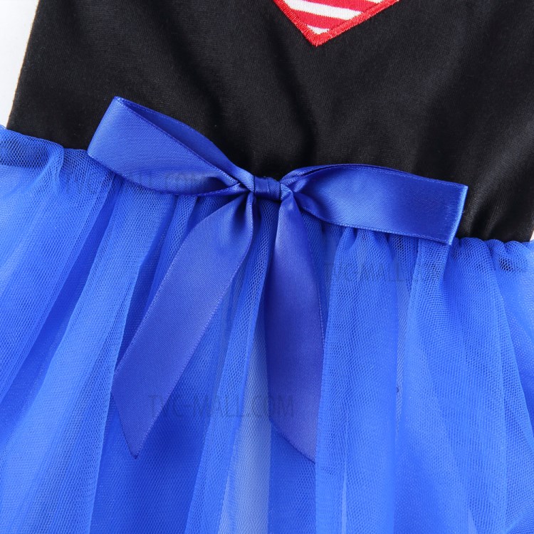 Pet Clothes Cat Dog Lovely Skirt Princess Dress Pet Clothing - Black/Blue/ Size: M-4