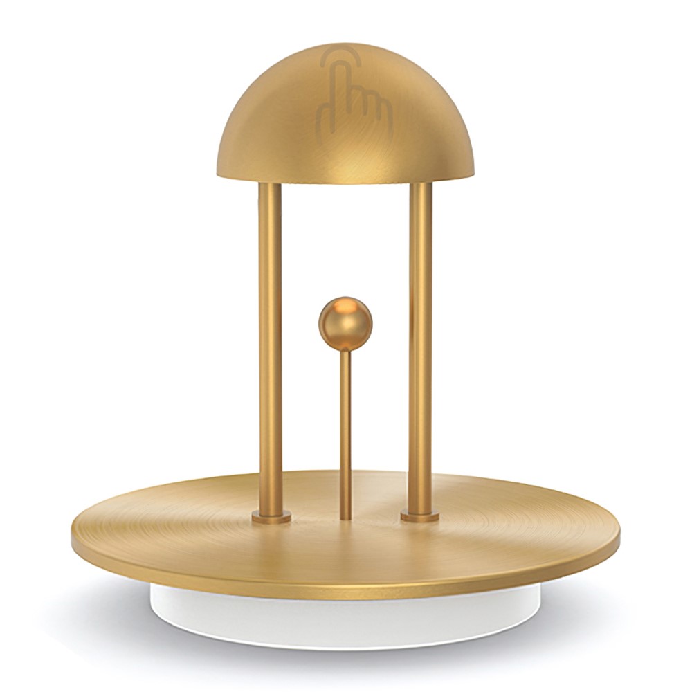 COMELY 1140002 Bell Design Modern Cordless Night Light 2000mAh Rechargeable Touch Dimming LED Table Lamp Home Decor - Gold-1