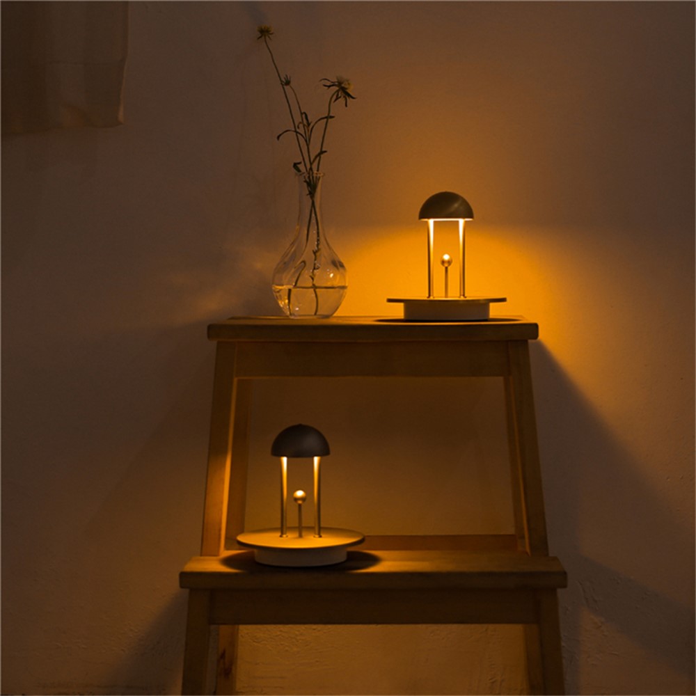 COMELY 1140002 Bell Design Modern Cordless Night Light 2000mAh Rechargeable Touch Dimming LED Table Lamp Home Decor - Gold-4
