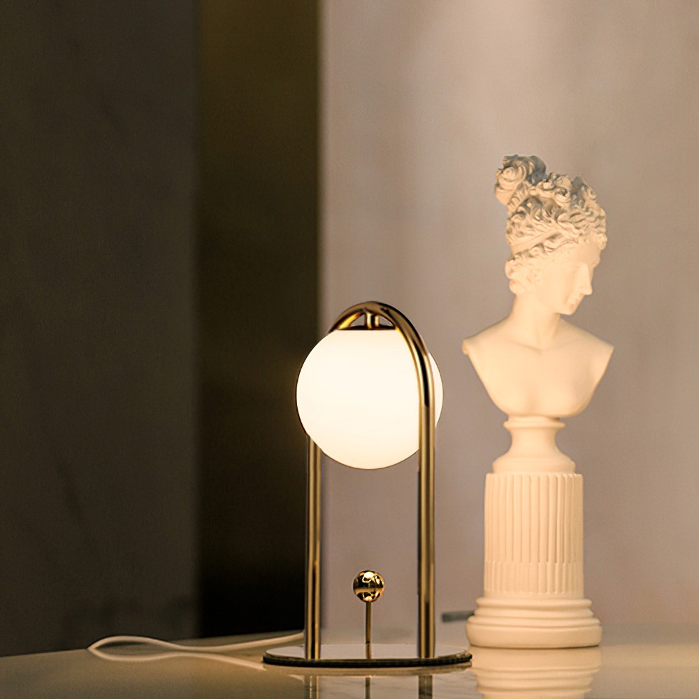 COMELY LINGLONG-B 4.5W Modern USB Night Light Touch Dimming LED Table Lamp Home Bedroom Decor - Gold-2