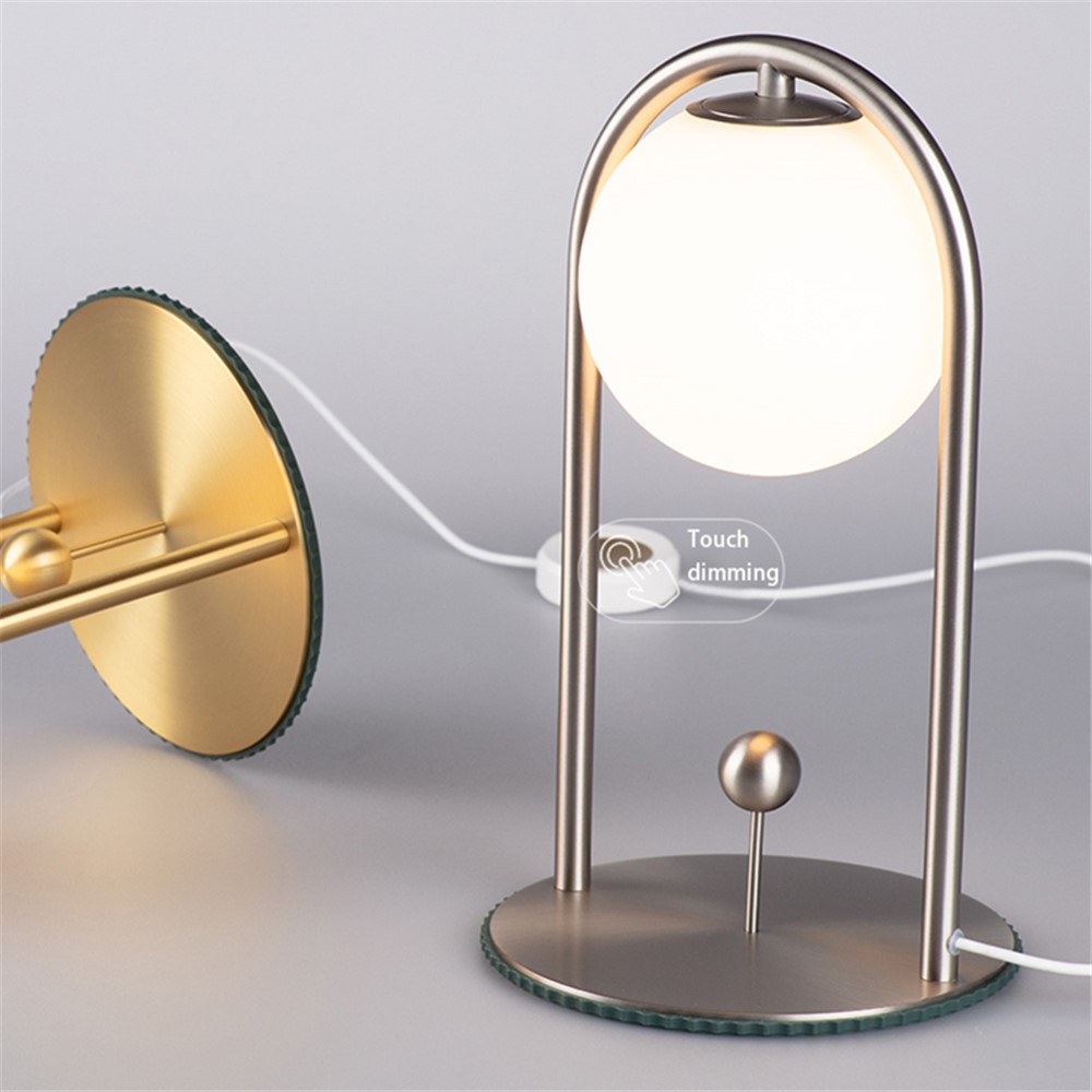 COMELY LINGLONG-B 4.5W Modern USB Night Light Touch Dimming LED Table Lamp Home Bedroom Decor - Gold-3