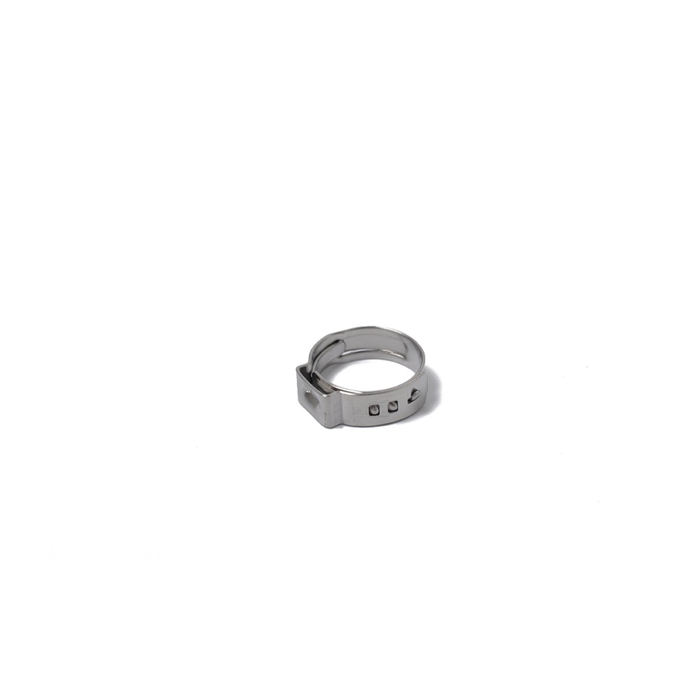 100PCS Hose Ring Clamps Adjustable Pipe Tube Clamps 304 Stainless Steel Hose Clips with Plastic Box-11