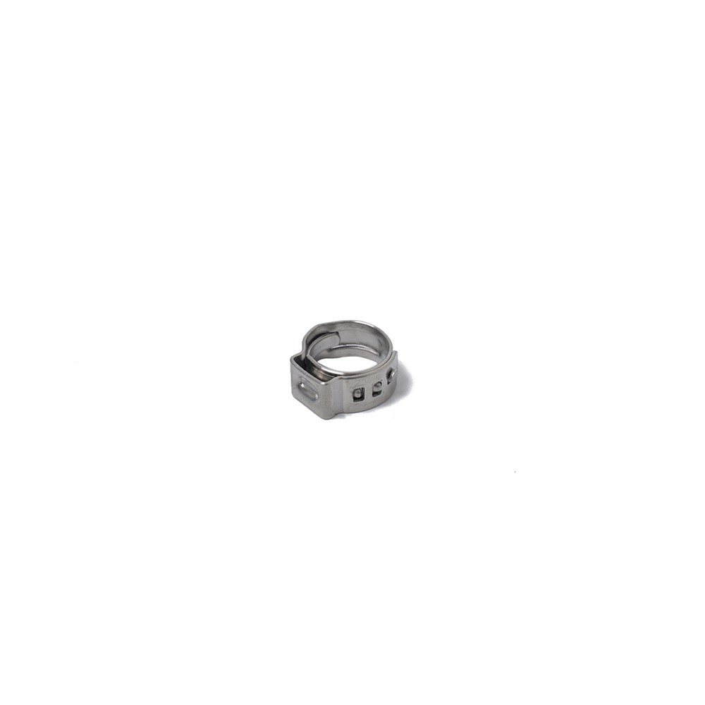 100PCS Hose Ring Clamps Adjustable Pipe Tube Clamps 304 Stainless Steel Hose Clips with Plastic Box-9