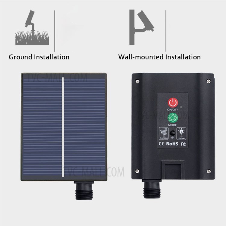 Patio Waterproof Umbrella LED Light Outdoor Garden Remote Control Parasol Light-4
