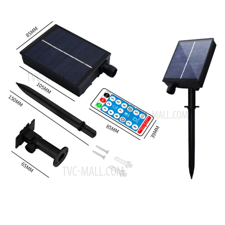 Patio Waterproof Umbrella LED Light Outdoor Garden Remote Control Parasol Light-6