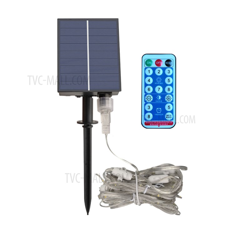 Patio Waterproof Umbrella LED Light Outdoor Garden Remote Control Parasol Light-7