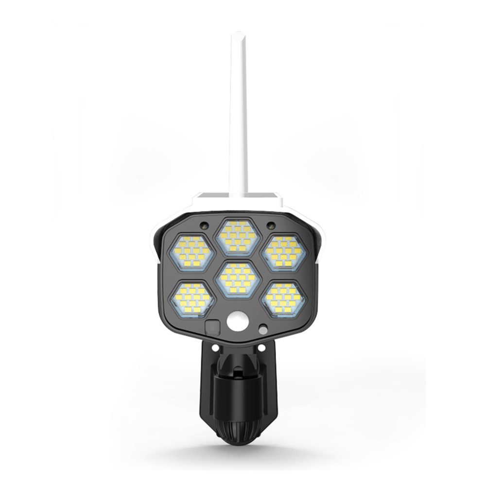 E-SMARTER V76 Solar Light Simulation Surveillance Camera Shape IP66 Waterproof Outdoor LED Spotlight Garden Wall Light-6