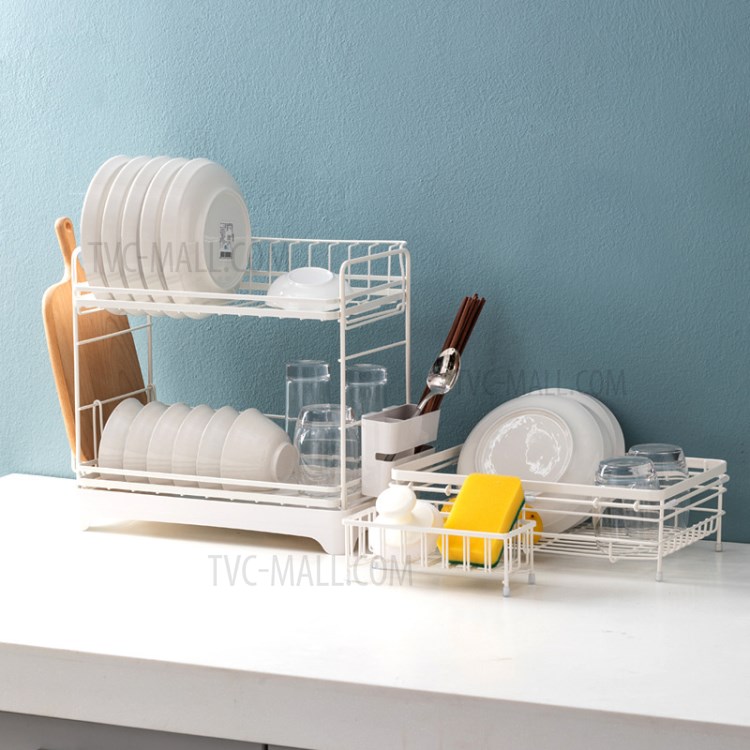 YOUPIN JORDAN & JUDY KT006 Sponge Drain Rack Holder Storage Organizer Drying Shelf for Kitchen Sink Faucet-2