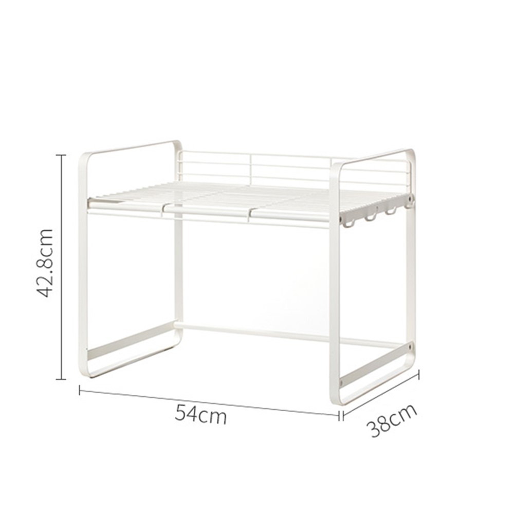XIAOMI YOUPIN JORDAN & JUDY HO292 2-Tier Microwave Oven Rack Shelf Iron Stand 541x428x380mm-4