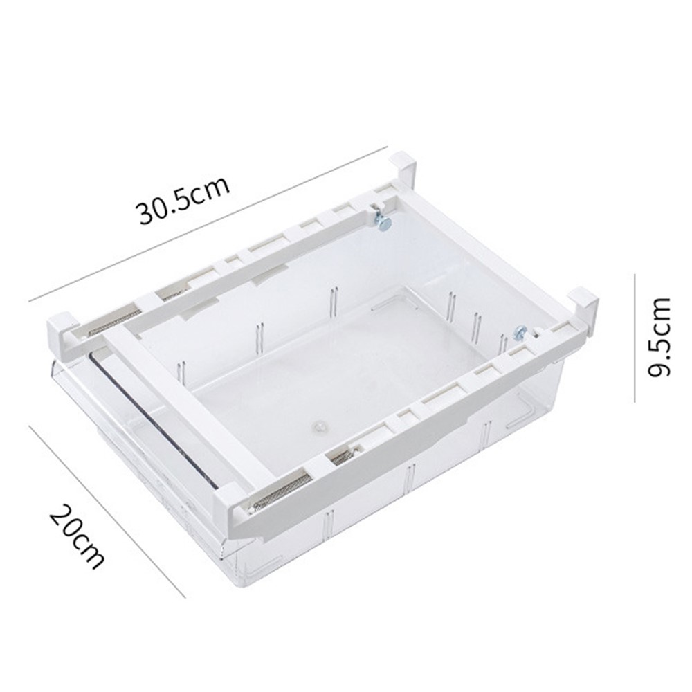 YM-6395 20PCS Large Fridge Drawer Organizer Refrigerator Organizer Bins PET Fridge Organizer Fridge Shelf Holder Food Storage Container Box (No FDA Certificate, BPA Free)-6