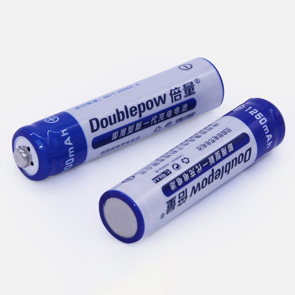 DOUBLEPOW 1PC 1.2V 1250mAh AAA Ni-MH Battery Electronic Toy Mouse Rechargeable Battery with Storage Box-7
