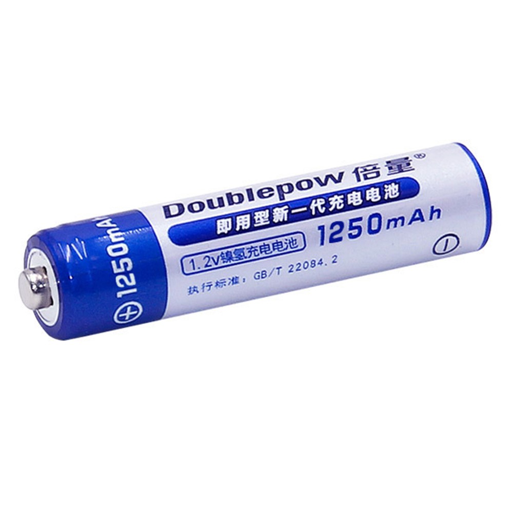 DOUBLEPOW 1PC 1.2V 1250mAh AAA Ni-MH Battery Electronic Toy Mouse Rechargeable Battery with Storage Box-9