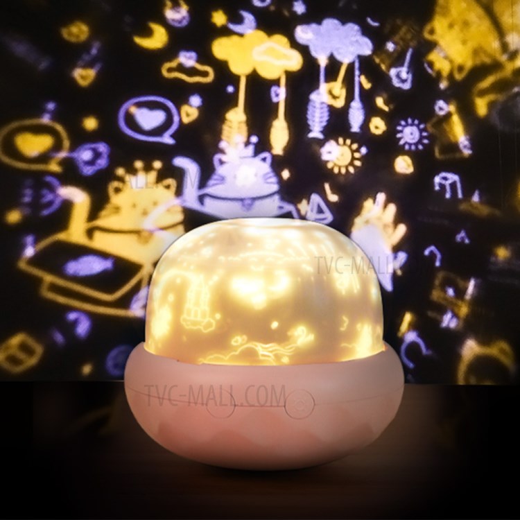 Fantasia Criativa LED Luz Das Estrelas Projetor Romântico - Rosa-3
