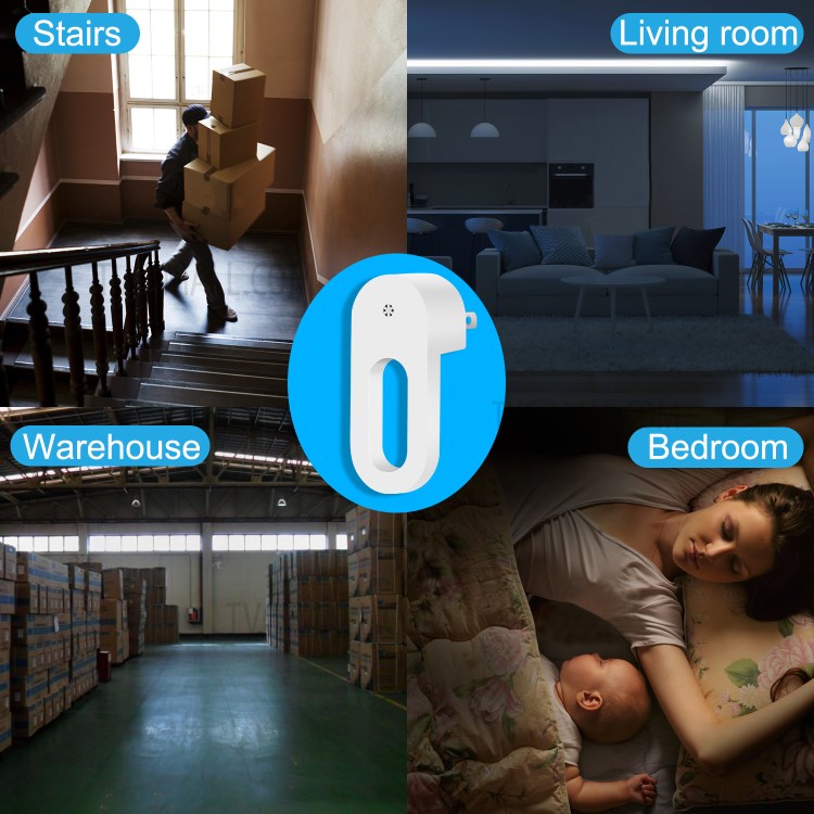 Plug in LED Night Light with Dusk to Dawn Sensor for Bedroom Kids Room Stairs-6