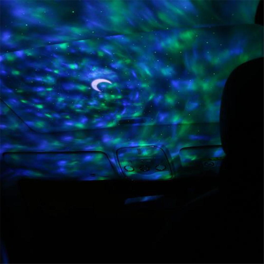 Voice Control Bluetooth Moon Stars Sky Projection Lamp LED Romantic Starry Night Lights-10