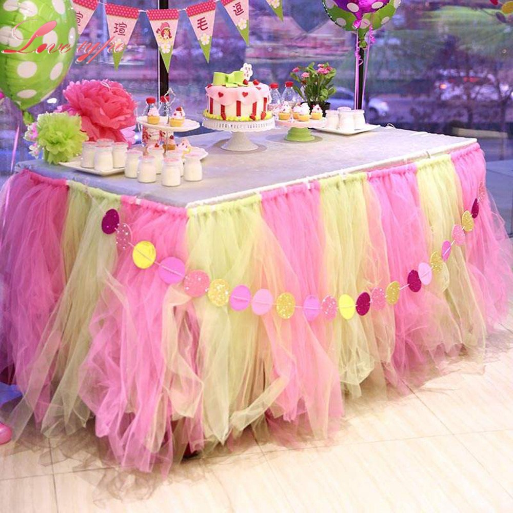 ACS10Y 6 inch x 10 Yards Glitter Sequin Tulle Roll Craft Organza Sheer Element for Table Runner Wedding Party Decor - Black-7