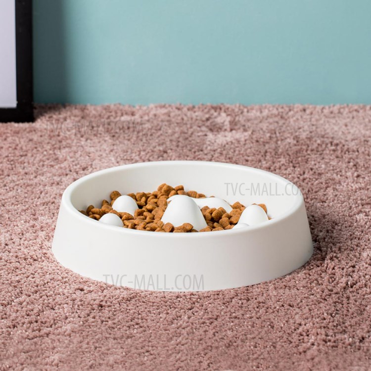 XIAOMI YOUPIN JORDAN & JUDY PE017 Pet Slow Feeder Bowl - White-4