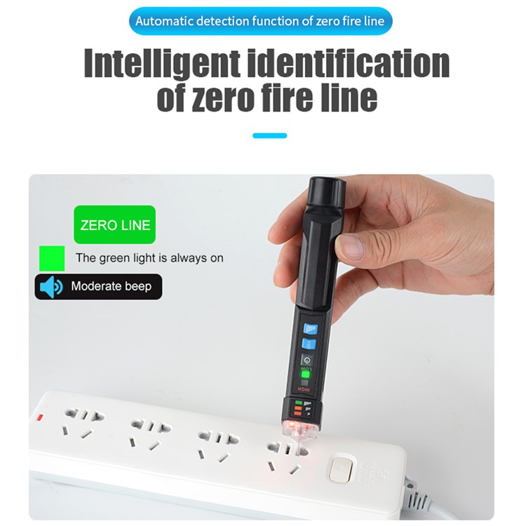 Mestek AC20 12-1000V Smart Nichtkontakt Elektrische Teststift AC Spannung Alarm Smart Detektor Tester Pen-3