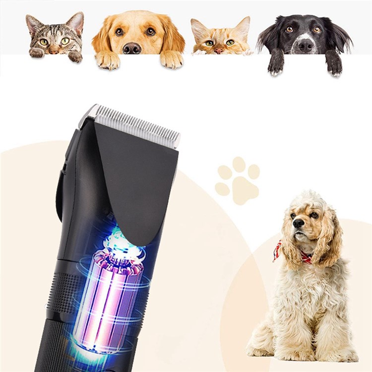 SUTTIK JM-F1 High Power Pet Hair Clipper Household Electric Cat Dog Cordless Shaver Hair Trimmer Electric Clipper with LCD Display-2