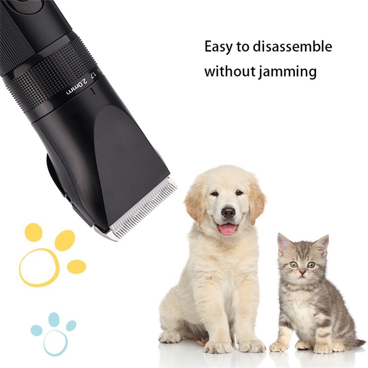 SUTTIK JM-F1 High Power Pet Hair Clipper Household Electric Cat Dog Cordless Shaver Hair Trimmer Electric Clipper with LCD Display-3