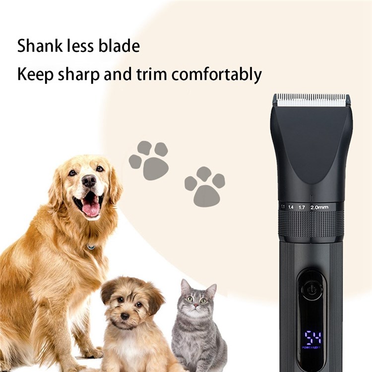 SUTTIK JM-F1 High Power Pet Hair Clipper Household Electric Cat Dog Cordless Shaver Hair Trimmer Electric Clipper with LCD Display-7