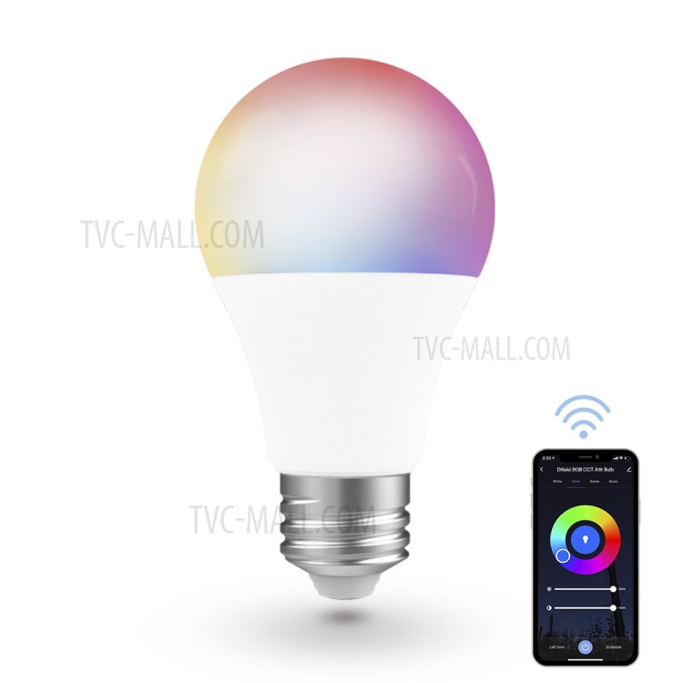 A19 E26 9W RGB Dimmable Smart LED Glühbirne WiFi App Control Für Alexa Google Assistant-1
