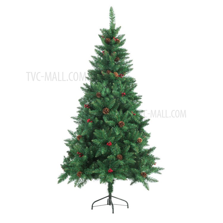 180cm 800 Arbres-tips Arbre De Simulation D'arbre De Noël Artificiel De Fournitures De Décoration De Noël-1