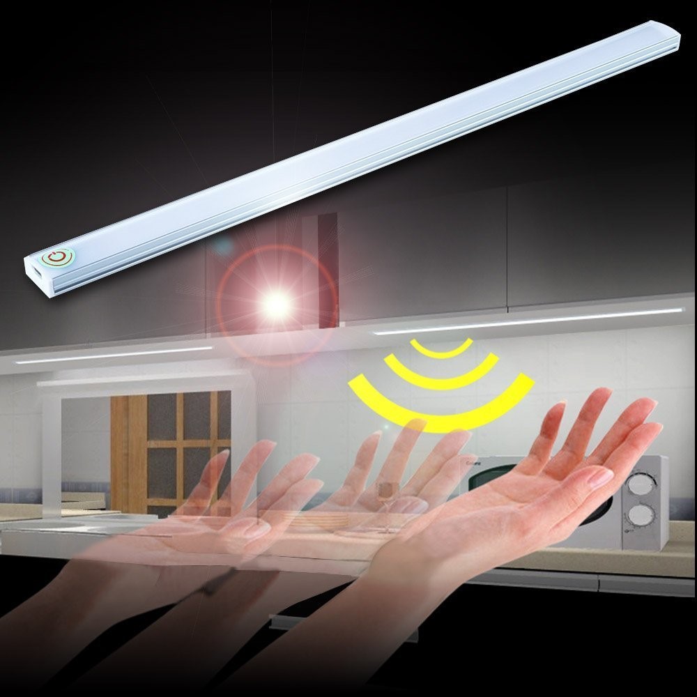 USB Touch Reading Light Eye Protection Dimmable Cabinet Wardrobe Kitchen Camping Lamp Bar-9