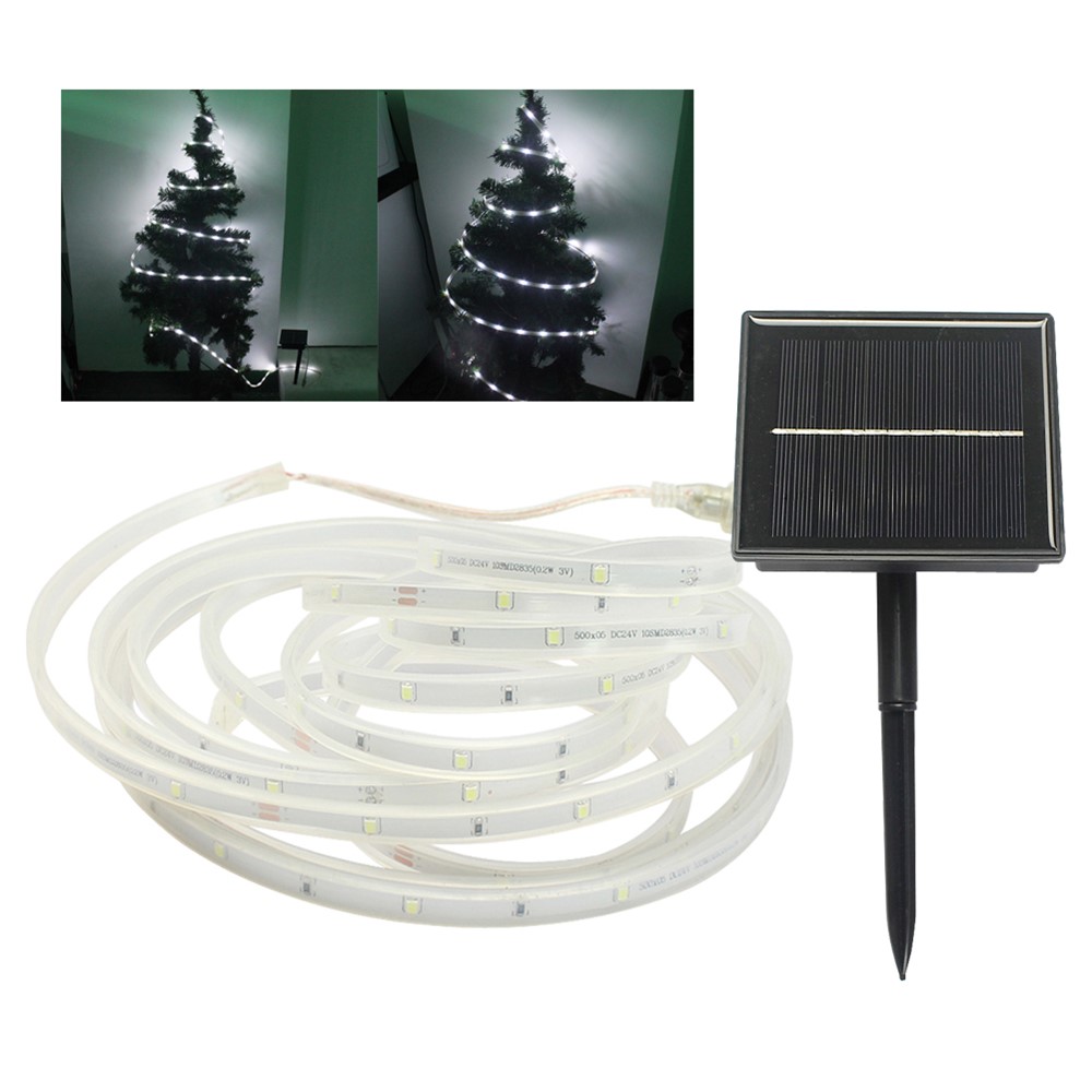 L100 Outdoor LED Tennis Badminton Net Strip Light Solar Lamp for Athletes - White-1