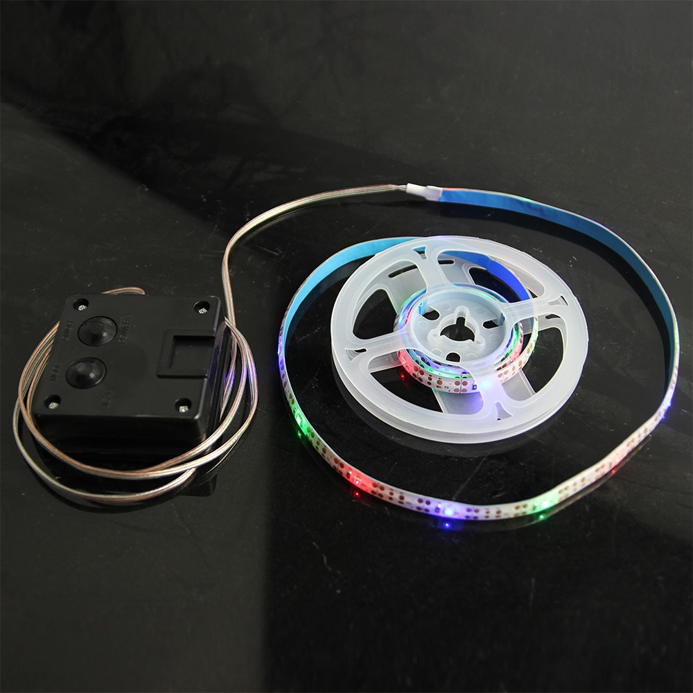 Solar Powered 30-LED Basketball Hoop Light Strip Basket Frame Lamp for Playing At Night 1m-2