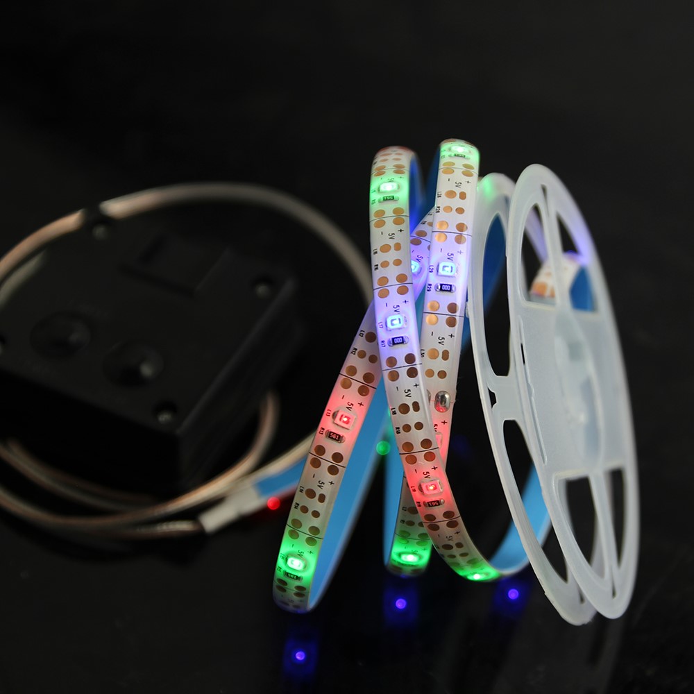 Solar Powered 30-LED Basketball Hoop Light Strip Basket Frame Lamp for Playing At Night 1m-7