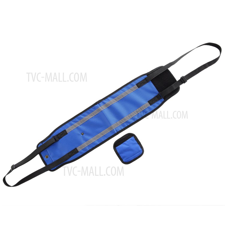Pet Cinto De Transporte Cão Cinturão De Proteção Ajudando Assistência - Tamanho: M / Azul Com Listra Reflexivo-2
