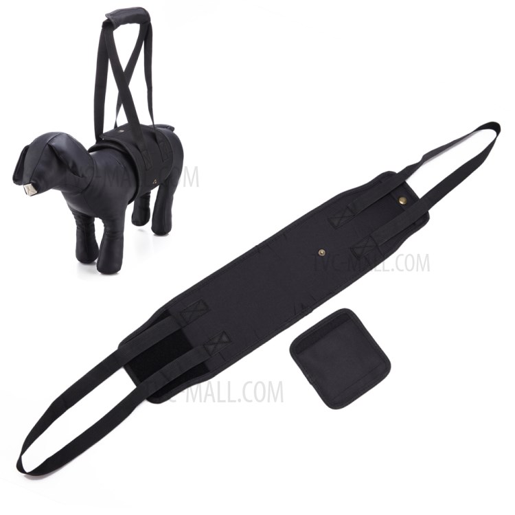 Pet Cinto De Transporte Cão Cinturão De Proteção Ajudando Assistência - Tamanho: M / Preto-1