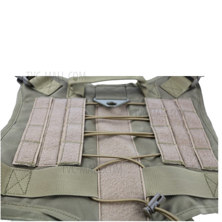 Tactical Dog Vest Harness Outdoor Training Service Dog Vest with Handle - Khaki / Size: L-6