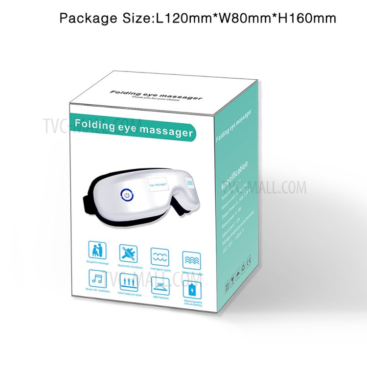 HQ-368 Electric Eye Massager Vibration Rechargeable Foldable Eye Massager-5